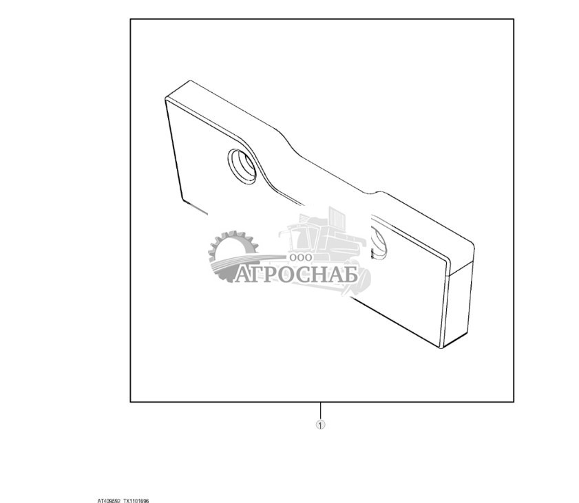 Комплект переднего противовеса, 114 кг (250 фунтов) - ST700395 313.jpg